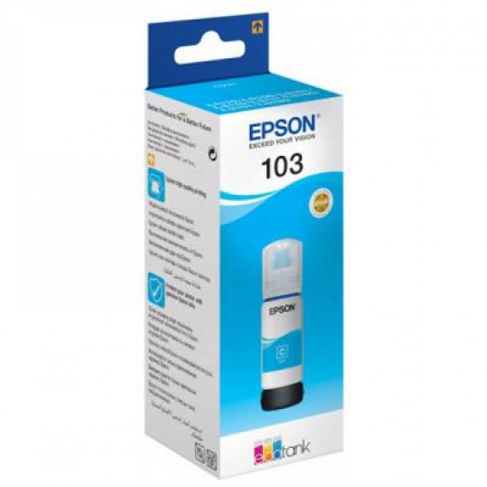 Контейнер із чорнилом Epson 103 Cyan (C13T00S24A). 43834