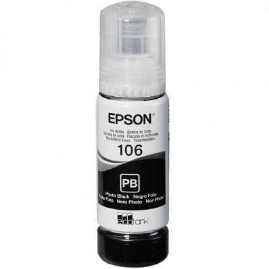 Контейнер із чорнилом EPSON 106 black (C13T00R140). 43838