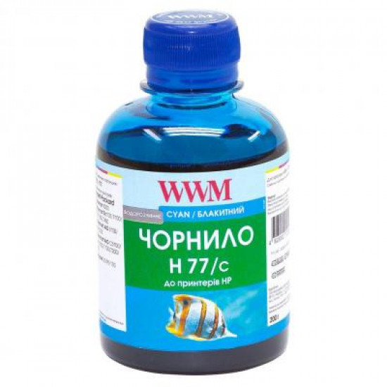 Чорнило WWM HP №177 85 Cyan (H77/C). 56726