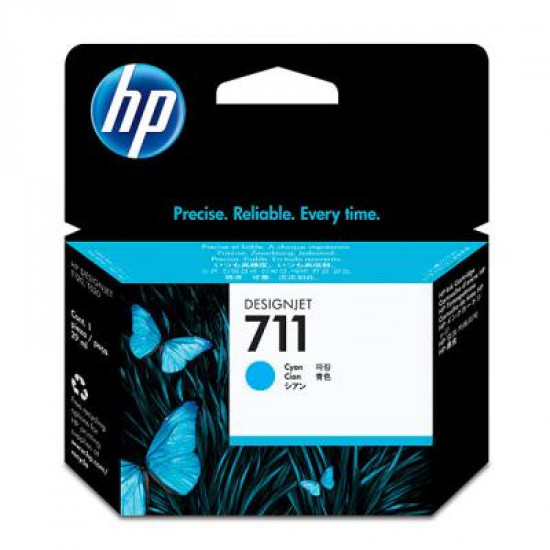  Картридж HP DJ No.711 DesignJet 120/520 3-Pack Cyan (CZ134A). 43728