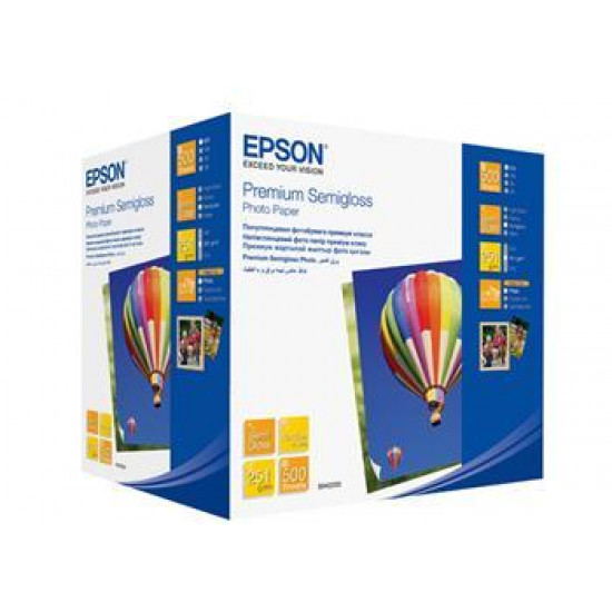  Бумага Epson 100mmx150mm Premium Semiglossy Photo Paper, 500л. (C13S042200)