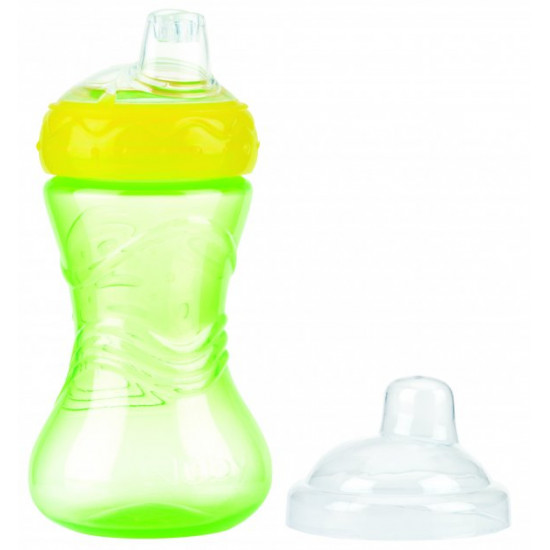 Sippy cup Nuby Easy Gripper with spout green 300 ml (NV0406014grn)