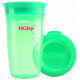 Cup 360 sippy cup Nuby transparent with green lid 300 ml (NV0414003grn)