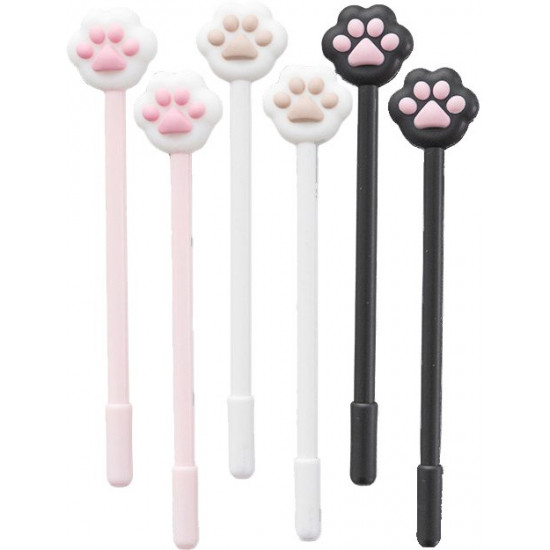 Set of gel pens Bookopt Cat paw 0.5 mm 6 pcs (BP5039)