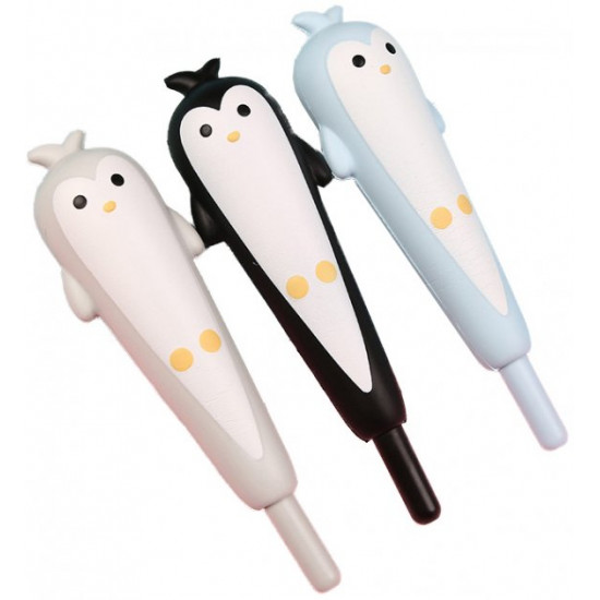 Set of Bookopt Squishy Penguin oil pens 0.7 mm 3 pcs (BP5026)