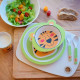 Children's tableware set antibacterial bamboo