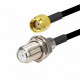 Antenna adapter Pig-Teil connector RP-SMA-Male 15 cm