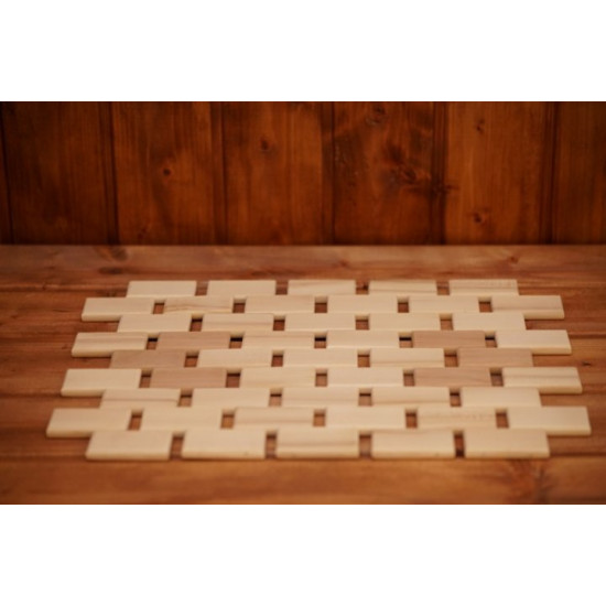 Mat for baths and saunas YARO from linden/alder No. 2