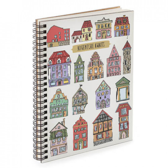 Notebook Sketchbook Houses A5 (BDP_17A068)