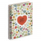 Notebook Sketchbook Happy moments of life flowers A5 (BDP_17A065)