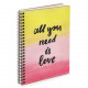 Блокнот Sketchbook All you need is love А5 (BDP_18L015)