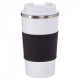 Термокухоль Zelart Coffee 181FQ об'єм 400 мл White-Black