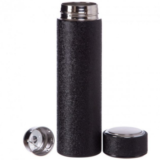 Steel thermos Zelart Vacum Cup CY-45 volume 500 ml Black