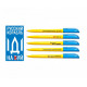 Set of pens 5 pieces, Apriori, ballpoint pens Blue, patriotic, Flag of Ukraine