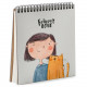 Sketchbook Forever love square notebook 16.7x18 cm (BDK_18L012)