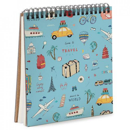 Sketchbook Travel square notebook 16.7x18 cm (BDK_EX002)