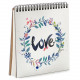  Блокнот Sketchbook Love квадратный 16,7х18 см (BDK_18L022)