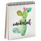 Sketchbook Wanderlust square notebook 16.7x18 cm (BDK_TRO012)