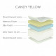 Матрац ортопедичний безпружинний USLEEP CANDY YELLOW 80x200 см