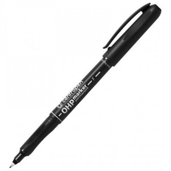 Marker Centropen Permanent OHP 2636 F 0.6 mm black (2636/01)