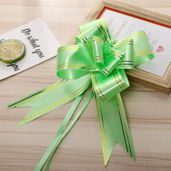 Gift bow tie Lesko Green 32 mm for packaging (SKU_7558-25669)