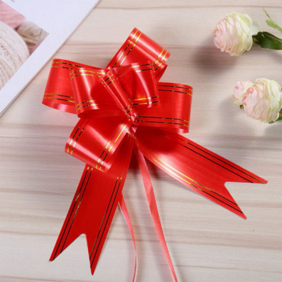 Gift bow tie Lesko Red 32 mm for packaging (SKU_7558-25671)