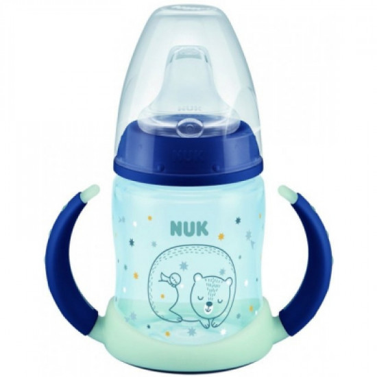  Бутылочка для кормления Nuk First Choice Мишка, 150 мл, синий (3952375)