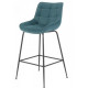 Bar stool Vetro Mebel B-140-1 azure corduroy