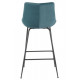 Bar stool Vetro Mebel B-140-1 azure corduroy