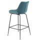 Bar stool Vetro Mebel B-140-1 azure corduroy