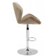 Bar stool Vetro mebel B-71 cappuccino velor