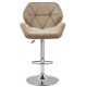 Bar stool Vetro mebel B-71 cappuccino velor