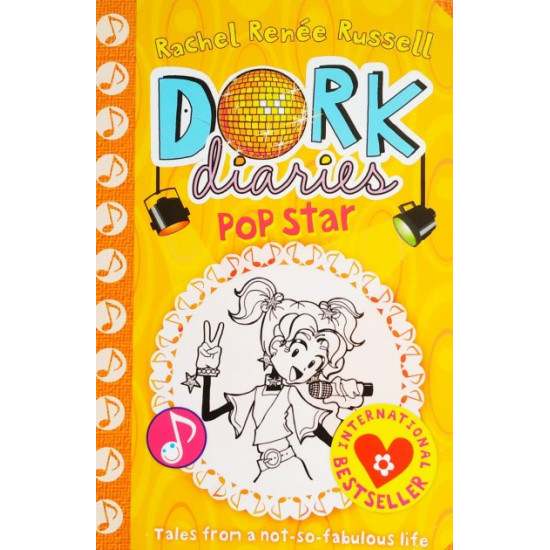 Children's book in English Dork Diaries. Pop Star - RR Russel Used