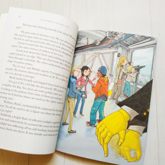 Children's book in English The Mystery of the Golden Stars Used