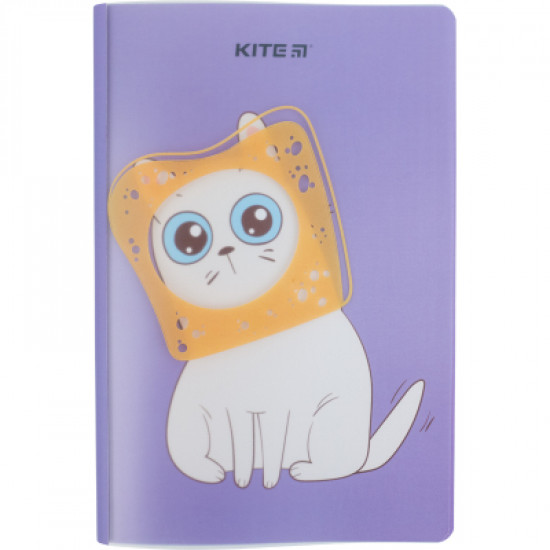 Notepad Kite A5+ 40 sheets, Bread cat (K22-460-4)