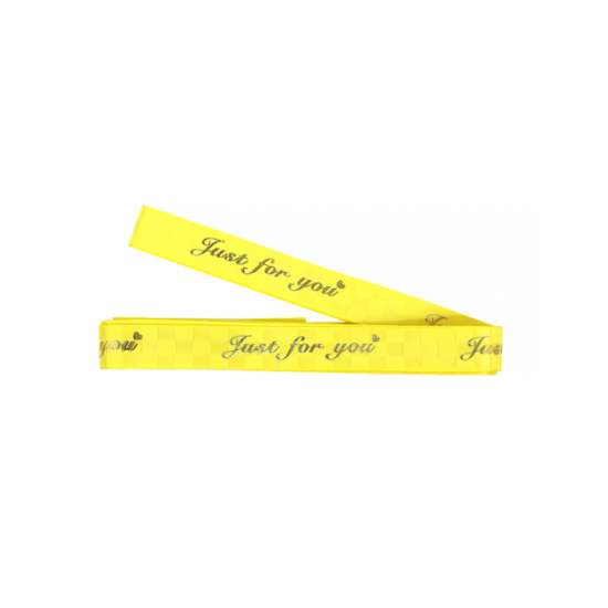 Стрічка декоративна PPW Lesko DD003 Just For You 2 м Yellow