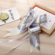 Gift tie bow Lesko 32 mm Silver