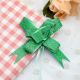 Bow tie for gift wrapping Lesko 18 mm Green