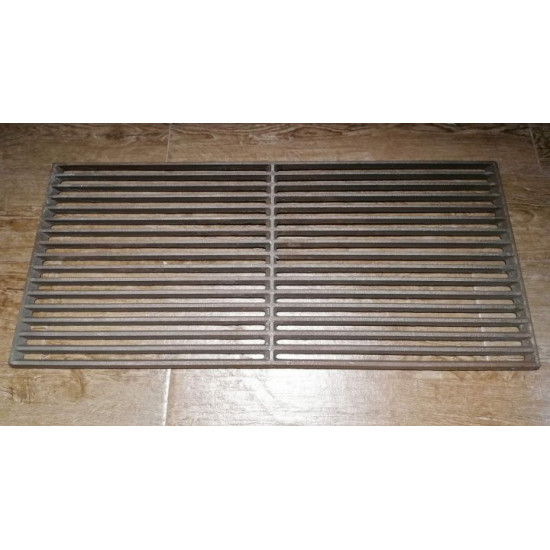 Cast iron grill grate Iskra 17 rods 323x718 mm (BBQ-004)