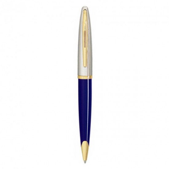  Ручка Waterman Шариковая CARENE Deluxe Blue/silver BP (21 202)