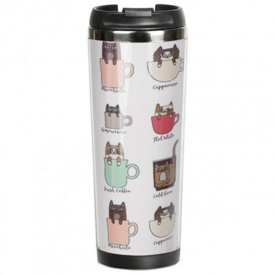 Thermal mug ZIZ Cat coffee