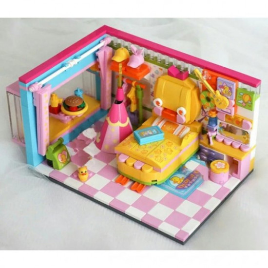 Constructor Qman 31013 Girl's studio room, 356 parts