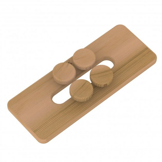 Anatomical headrest for sauna SPP 513-D Cedar