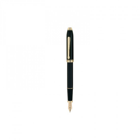 Fountain pen Cross TOWNSEND Lacq. Black FP F (Cr57600f)