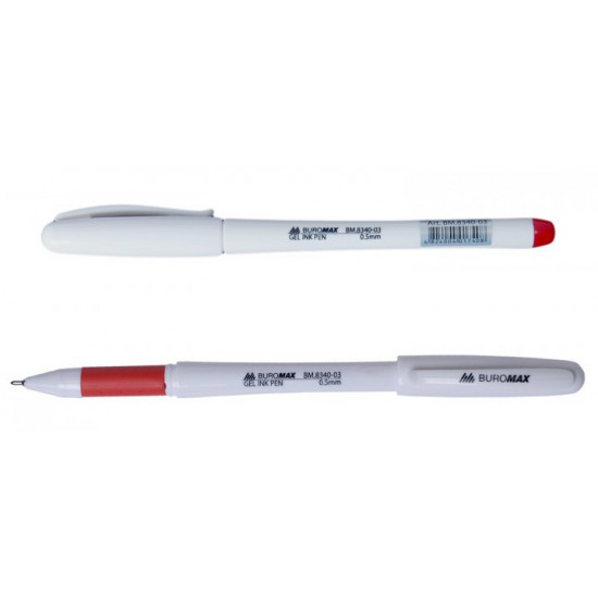 Gel pen Buromax Symphony red ink (BM.8340-03)