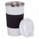 Термокухоль Zelart Coffee Cup 181FQ об'єм 400 мл White-Black