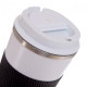 Термокухоль Zelart Coffee Cup 181FQ об'єм 400 мл White-Black