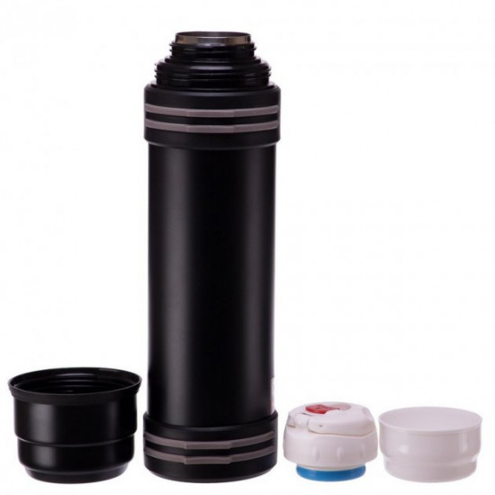 Steel thermos Zelart Vacum Cup Coffee CY-24 volume 1500 ml Black