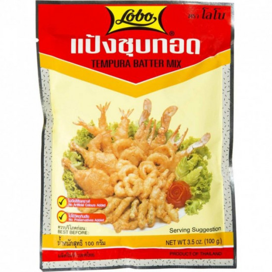 Batter Japanese Tempura Mix Lobo 100g