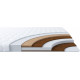 Thin mattress topper Divaso Linum 2v1 Cocos 70x190 cm (12012022-77) (2022770701909)